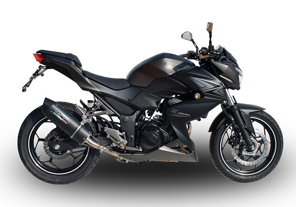 Kawasaki Z300 2014-2017  Exhaust GPR Slip-on Furore Nero
