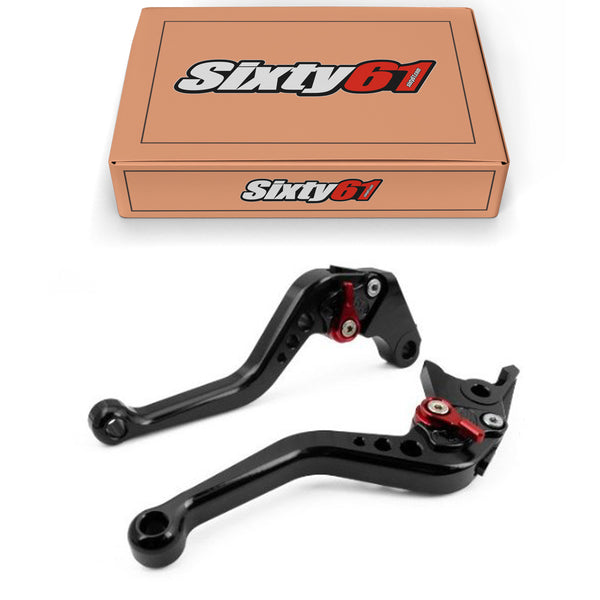 Kawasaki Brake & Clutch Motorcycle Levers, Black Adjustable | Sixty61