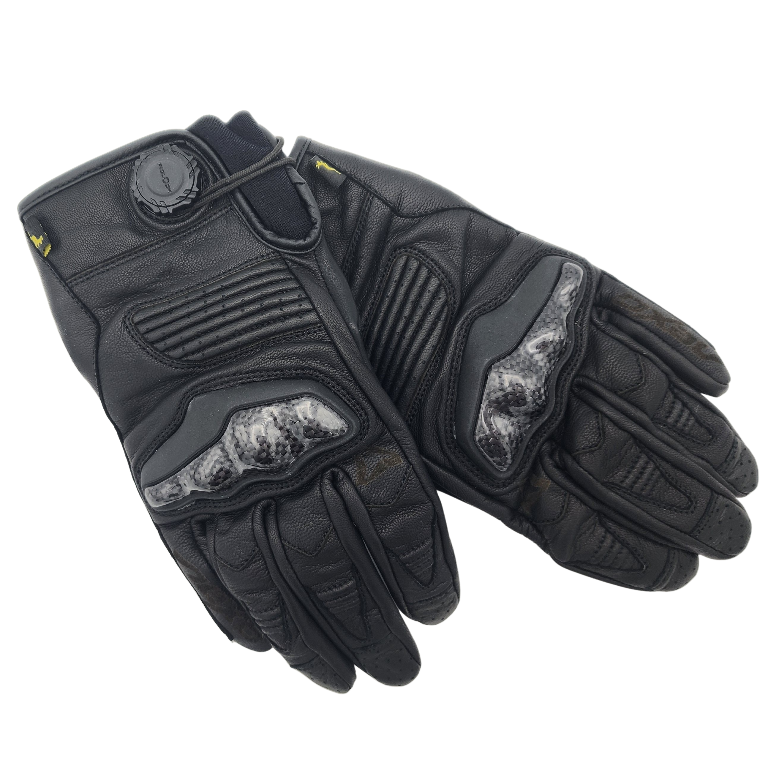 小物 CONTRAST LEATHER GLOVE (BLACK) 777T sixty61-magnetic-leather-mens-