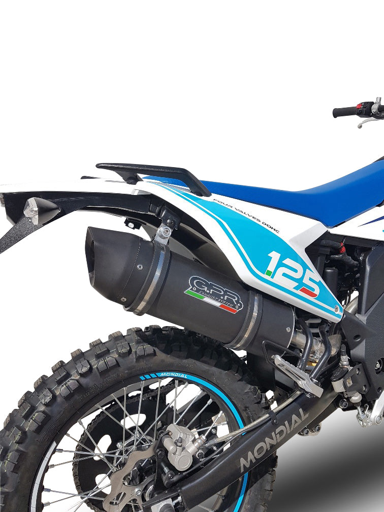 UM Motorcycles 125 Dsr Adventure TT 2018-2020 Exhaust GPR Slip-on Furore Nero