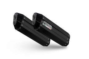 BMW K1600GT 2022-2024 Exhaust GPR Double Slip-on Hyper Sonic Black Titanium - photo 1