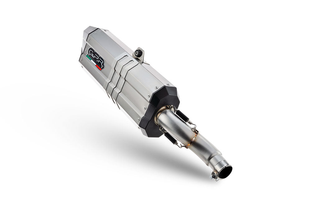 BMW K1600GTL 2021-2024 Exhaust GPR Double Slip-on Hyper Sonic Titanium