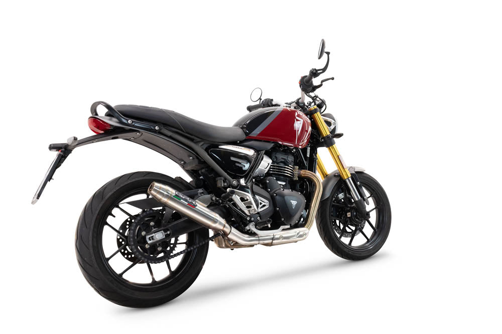 Triumph Scrambler 400 X 2023-2025 Exhaust GPR Slip-on Deeptone Inox