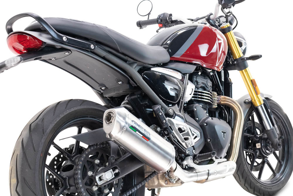 Triumph Scrambler 400 X 2023-2025 Exhaust GPR Slip-on Satinox 