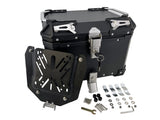 GPR Tech 45L Aluminum Universal Top Case, Black with Mounting Plate and Backrest - photo 21