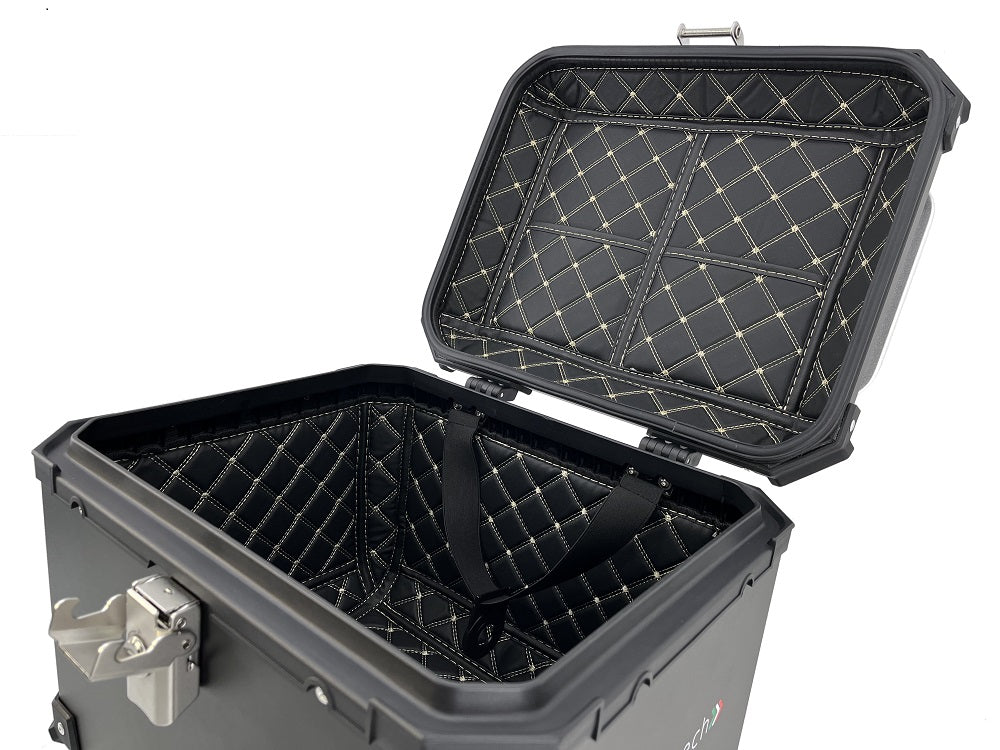 GPR Tech 26L Aluminum Universal Top Case, Silver with Mounting Plate and Backrest - photo 21