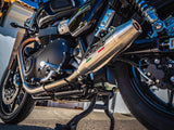 Triumph Street Twin 900 2015-2019 Exhaust GPR Double Slip-on Deeptone Inox - photo 7