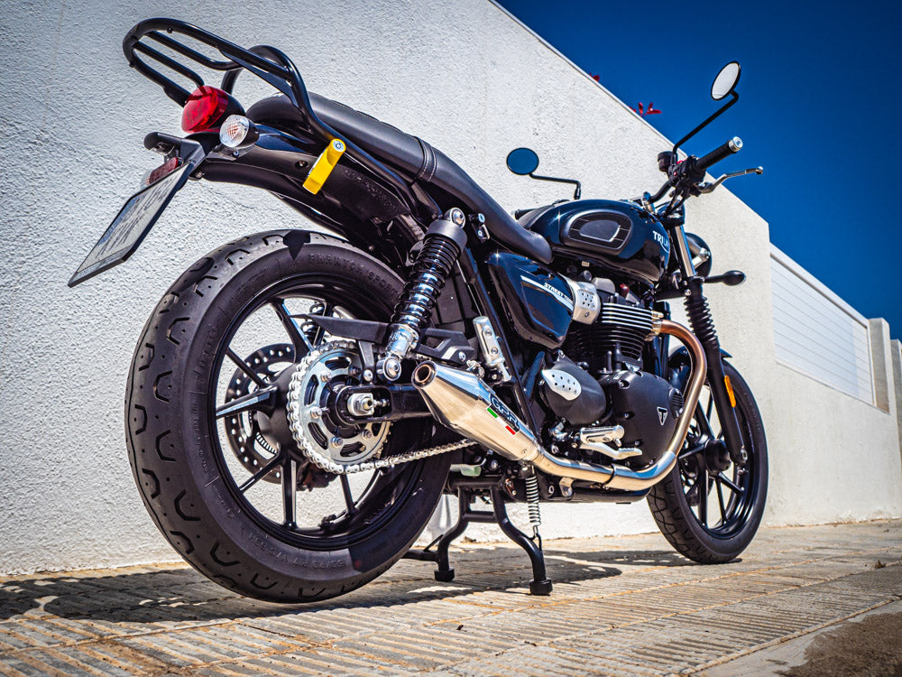 Triumph Street Twin 900 2020-2021 Exhaust GPR Double Slip-on Vintacone - photo 4