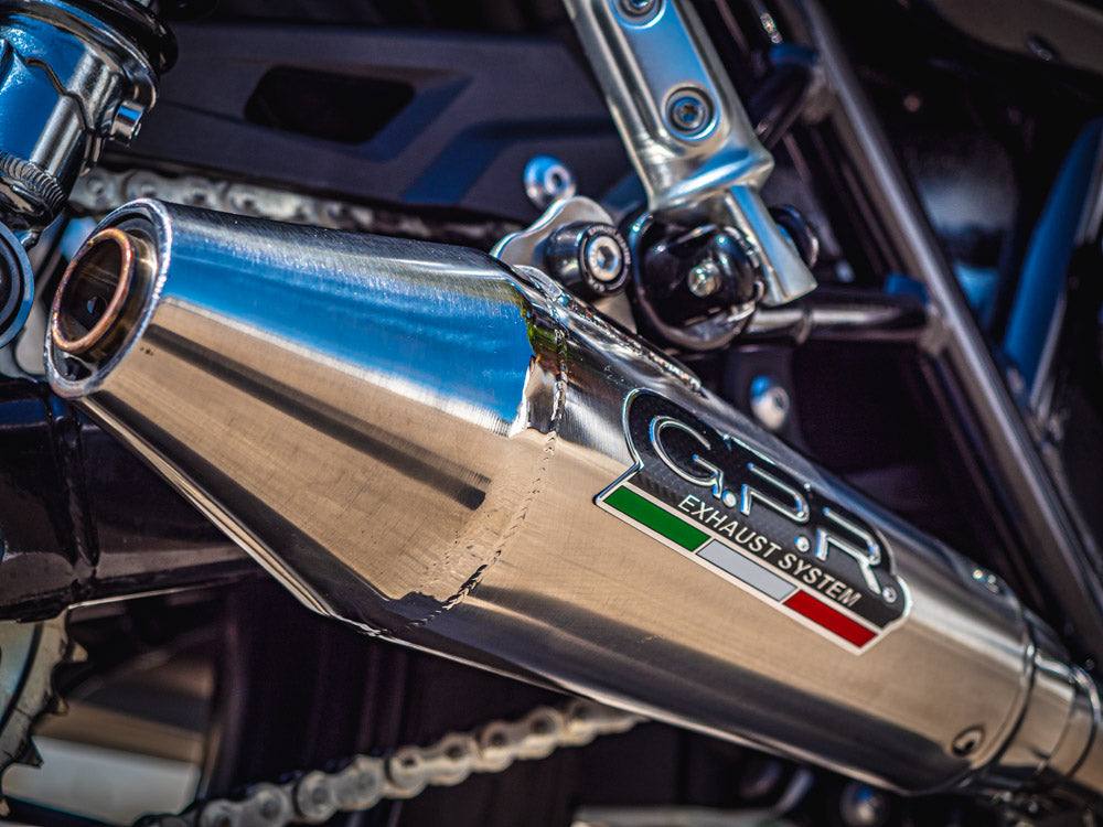 Triumph Street Twin 900 2015-2019 Exhaust GPR Double Slip-on Vintacone - photo 5