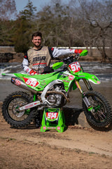 Yoshimura KX450F 2024 RS-12 STAINLESS FULL EXHAUST, W/ STAINLESS MUFFLER 244730S320