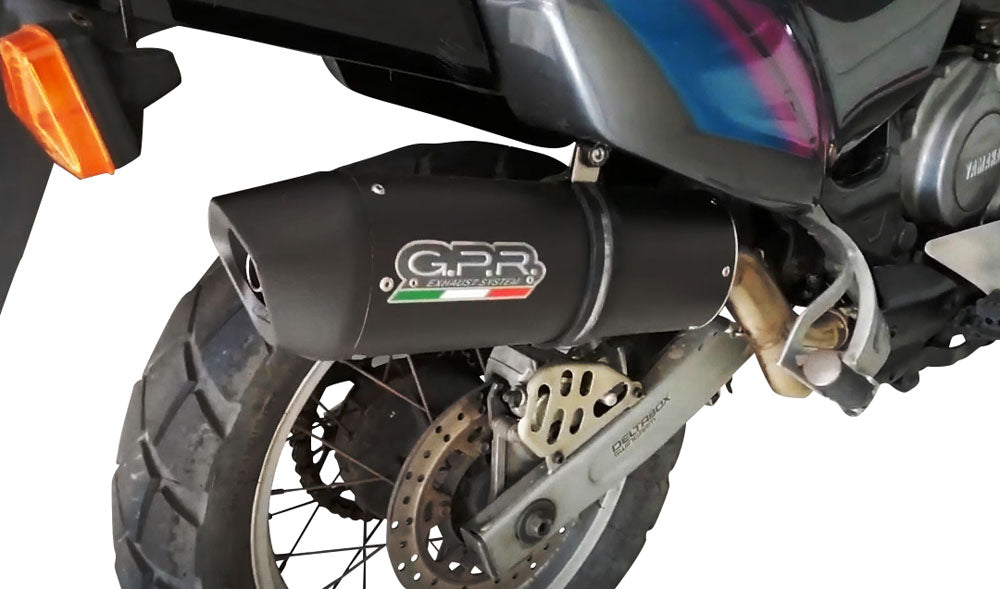 Yamaha Xtz 750 Supertenere 1989-97 Exhaust GPR Slip-on Furore Nero