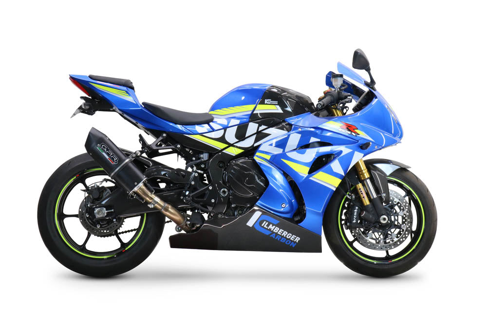 Suzuki GSXR 1000 R 2017-2020 Exhaust GPR Slip-on Furore Nero