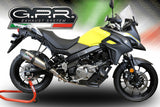 Suzuki V-Strom 650 2021-2025 Exhaust GPR Mid-Line Grand Prix Evo Titanium
