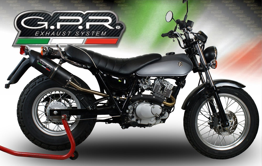 Suzuki Rv 200 Van Van 2016-2017  Exhaust GPR Slip-on Furore Nero