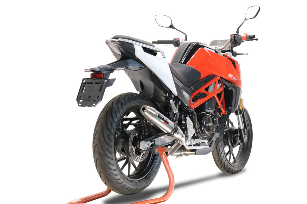 SWM Hoku 125 2022-2024 Exhaust GPR Slip-on Deeptone Inox