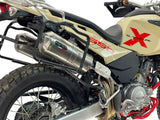 SWM Superdual 650 X 2025-2026 Exhaust GPR Double Slip-on Satinox