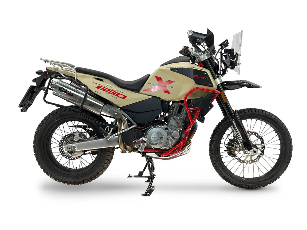 SWM Superdual 650 X 2025-2026 Exhaust GPR Double Slip-on Trioval