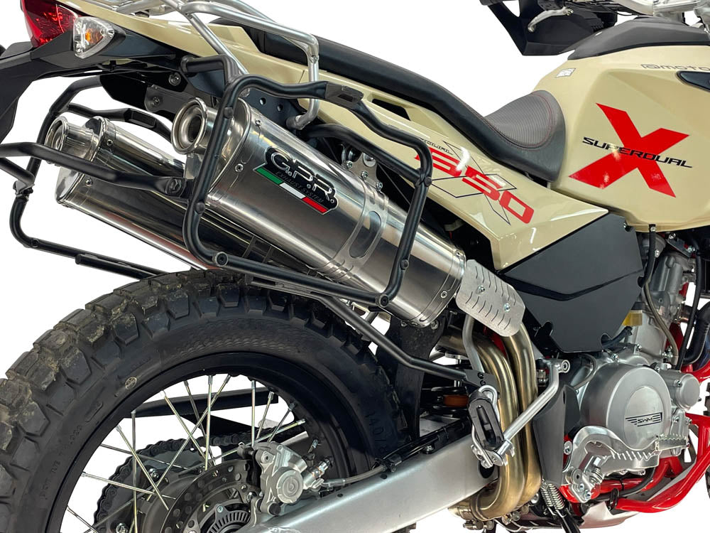 SWM Superdual 650 X 2025-2026 Exhaust GPR Double Slip-on Trioval
