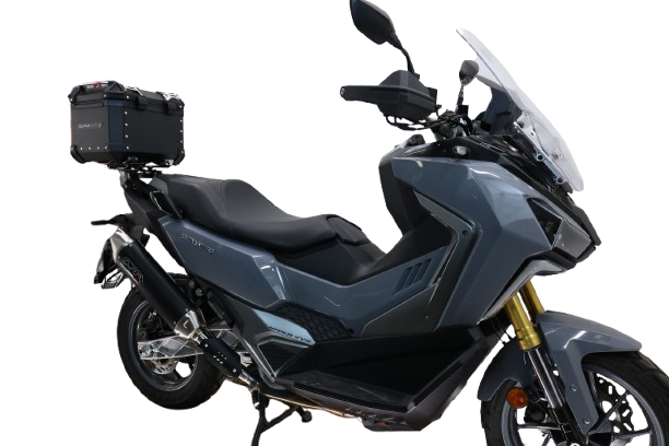 SYM ADX TG400 2024-2026 GPR Tech 26L Aluminum Top Case, Black with Mounting Plate - photo 1