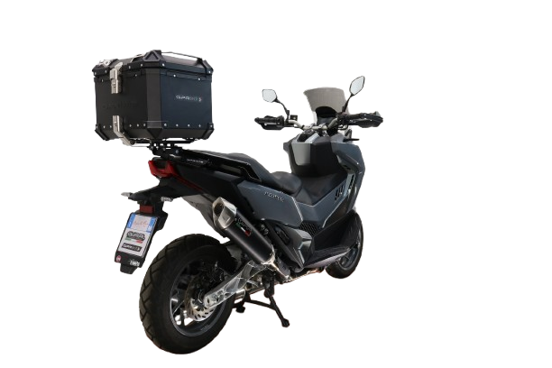 SYM ADX TG400 2024-2026 GPR Tech 35L Aluminum Top Case, Black with Mounting Plate - photo 1