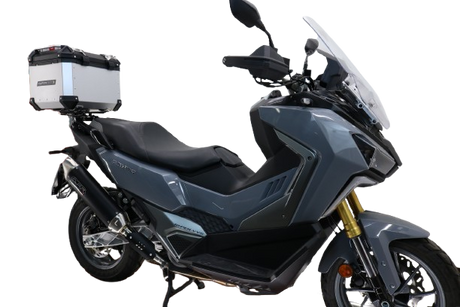 SYM ADX TG400 2024-2026 GPR Tech 35L Aluminum Top Case, Silver with Mounting Plate - photo 1