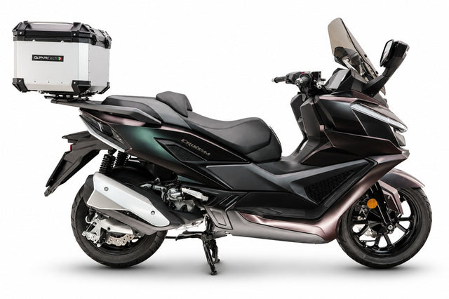 SYM Cruisym 400 2025-2027 GPR Tech 35L Aluminum Top Case, Silver with Mounting Plate - photo 1