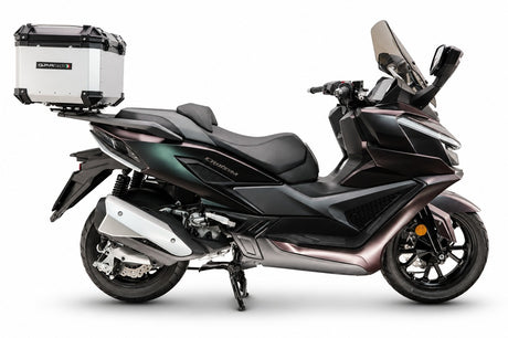 SYM Cruisym 400 2025-2027 GPR Tech 45L Aluminum Top Case, Silver with Mounting Plate - photo 1