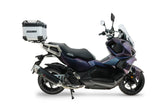 SYM ADX125 2024-2026 GPR Tech 35L Aluminum Top Case, Silver with Mounting Plate - photo 1