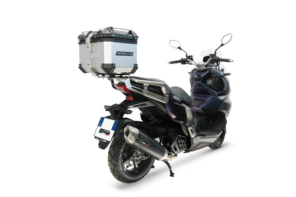 SYM ADX125 2024-2026 GPR Tech 35L Aluminum Top Case, Silver with Mounting Plate - photo 2