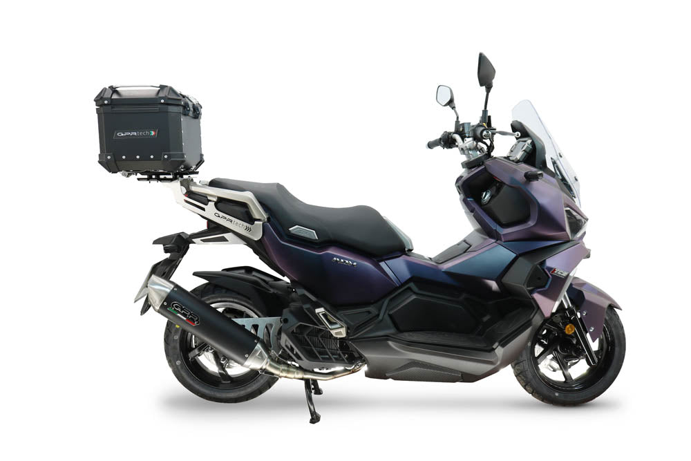SYM ADX125 2024-2026 GPR Tech 26L Aluminum Top Case, Black with Mounting Plate - photo 1
