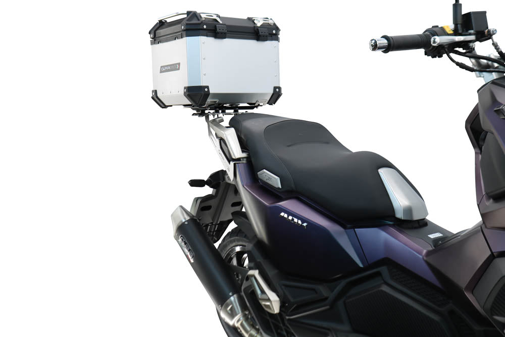 SYM ADX125 2024-2026 GPR Tech 45L Aluminum Top Case, Silver with Mounting Plate - photo 3