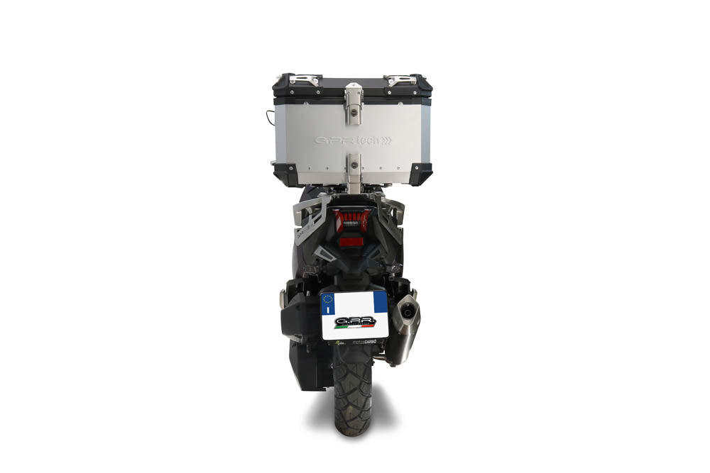 SYM ADX125 2024-2026 GPR Tech 45L Aluminum Top Case, Silver with Mounting Plate - photo 4