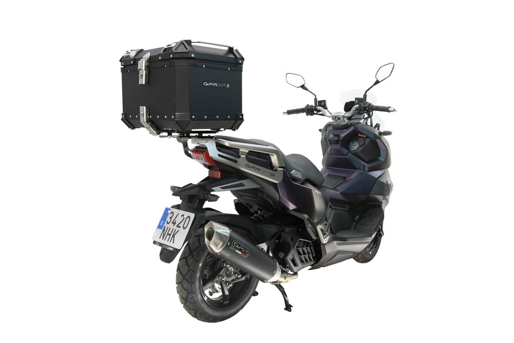SYM ADX125 2024-2026 GPR Tech 45L Aluminum Top Case, Black with Mounting Plate - photo 2
