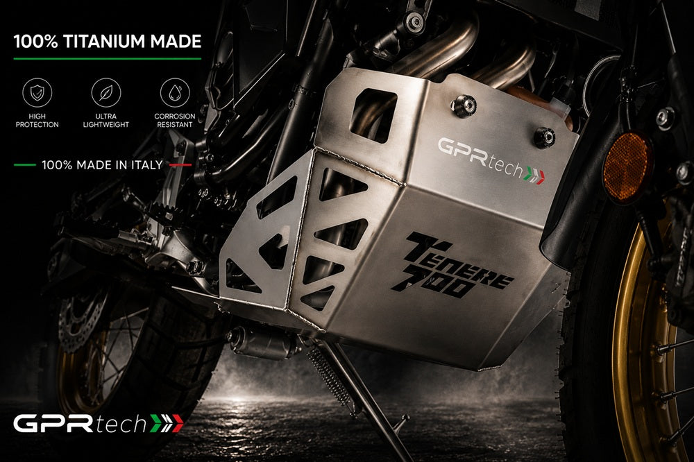 Yamaha Tenere 700 2025-2026 Titanium Skid Plate GPR TECH - photo 1