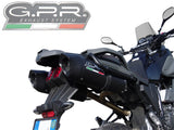 Yamaha Xt 660 Z Tenere2008-2016 Exhaust GPR Double Slip-on Furore Nero