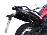 Husqvarna Terra - Strada 650 2013-2015 Exhaust GPR Double Slip-on Furore Nero