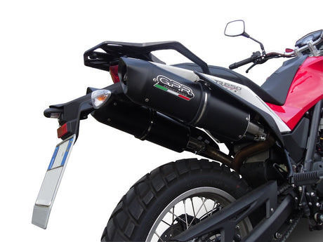Husqvarna Terra - Strada 650 2013-2015 Exhaust GPR Double Slip-on Furore Nero