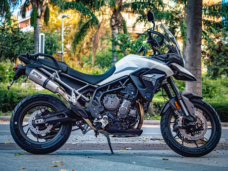 Triumph Tiger 900 2020-2023 Exhaust GPR Slip-on Grand Prix Evo Titanium - photo 4