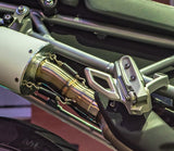 Sistema de escape GPR Triumph Tiger 850 2020-2024, doble inox, escape slip-on con DB Killer extraíble y tubo de enlace