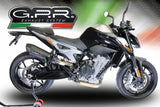 KTM 790 Duke 2017-2020 Exhaust GPR Slip-on Grand Prix Evo Black Titanium