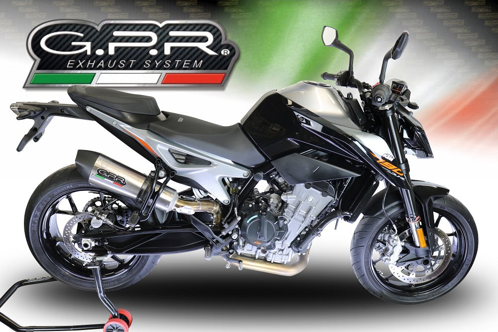 KTM 790 Duke 2021-2024 Exhaust GPR Slip-on Grand Prix Evo Titanium Race