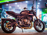 Escape completo GPR M3 negro titanio para Triumph Trident 660 2021-2024