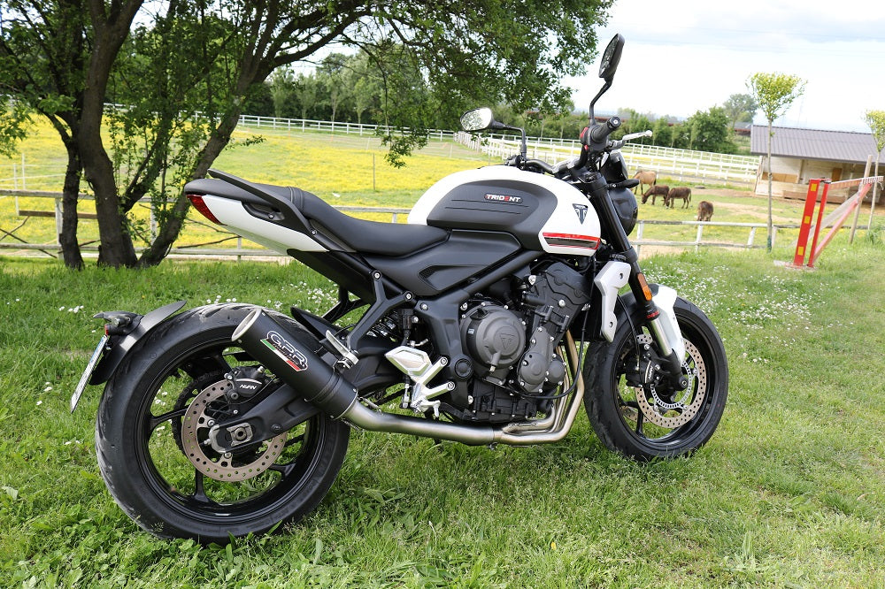 Triumph Trident 660 2025-2026 Exhaust GPR Full System M3 Black Titanium High Level