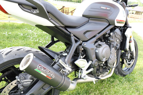 Triumph Trident 660 2025-2026 Exhaust GPR Full System M3 Black Titanium High Level - photo 9