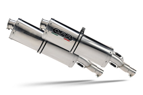 Suzuki Gsx 1400 2001-2007 Exhaust GPR Double Slip-on Trioval