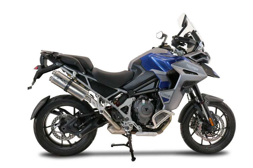 Triumph Tiger 1200 Gt - Rally 2022-2024 Exhaust GPR Slip-on Dual Inox