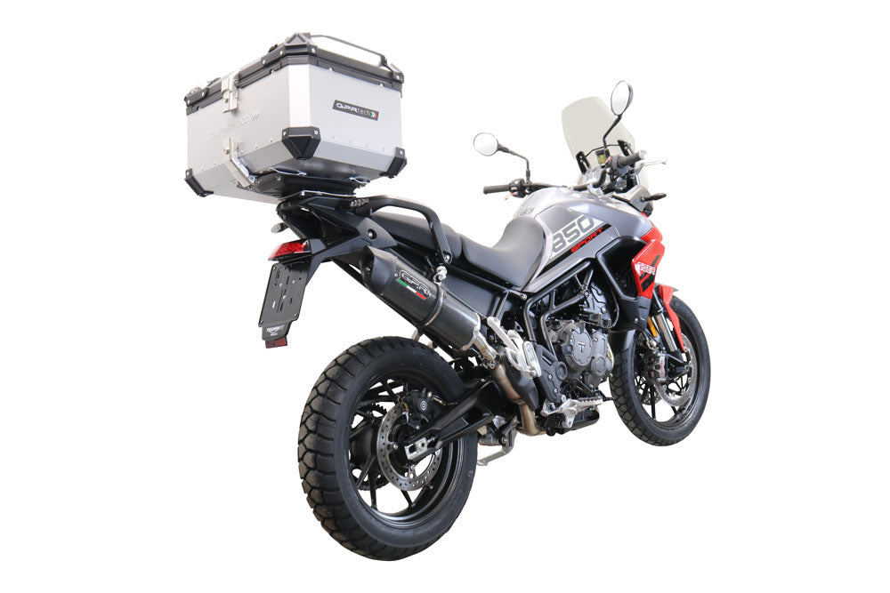 Triumph Tiger 900 2020-2023 GPR Tech 45L Aluminum Top Case, Silver with Mounting Plate - photo 2