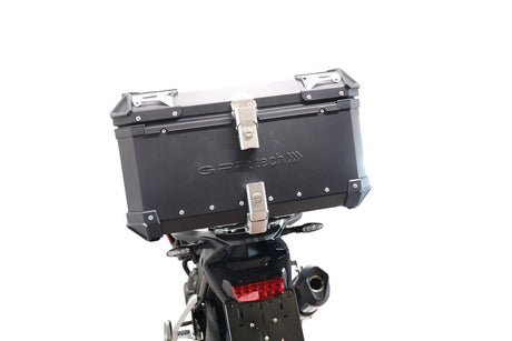 Triumph Tiger 900 GT / Pro / Rally Pro 2024-2025 GPR Tech 55L Aluminum Top Case, Black with Mounting Plate - photo 5