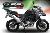 Benelli TRK 502 X 2017-2020 Exhaust GPR Slip-on Grand Prix Evo Titanium