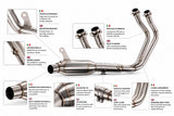 Yamaha YZF R7 2021-2024 Exhaust GPR Full System M3 Black Titanium - photo 8